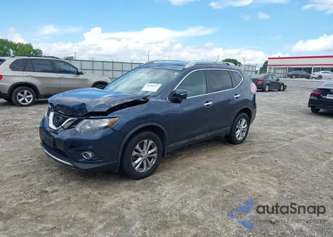 2015 Nissan Rogue Sv z USA, uszkodzony, nr VIN 5N1AT2MV9FC876128